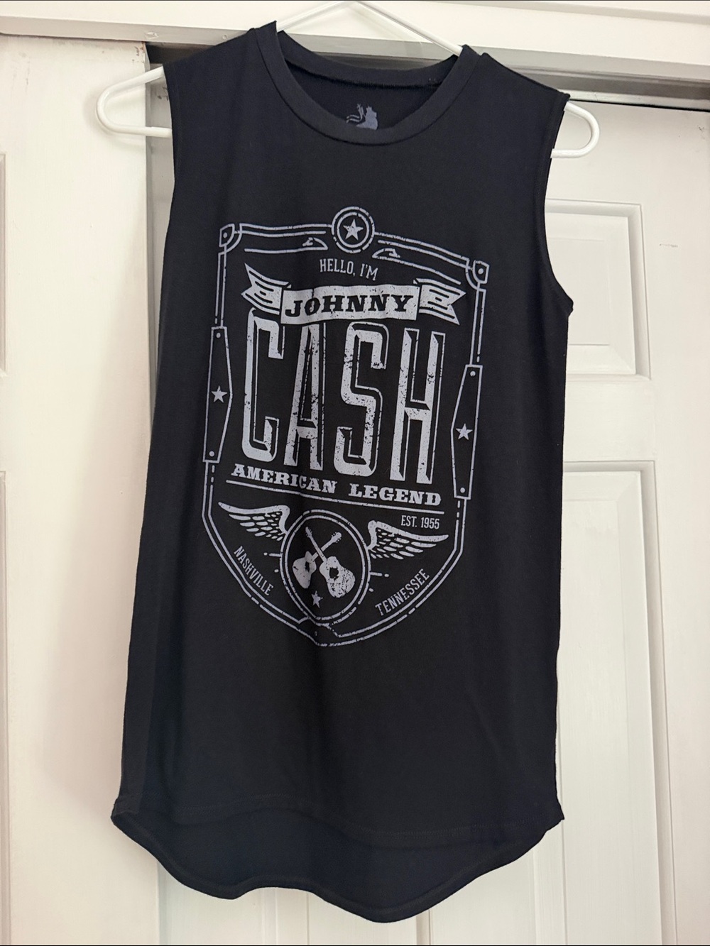 Zion Rootswear Black Johnny Cash Graphic Tank